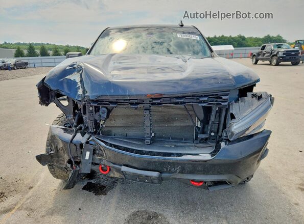 1GCPYCEF4MZ328559 2021 CHEVROLET SILVERADO Black Front view