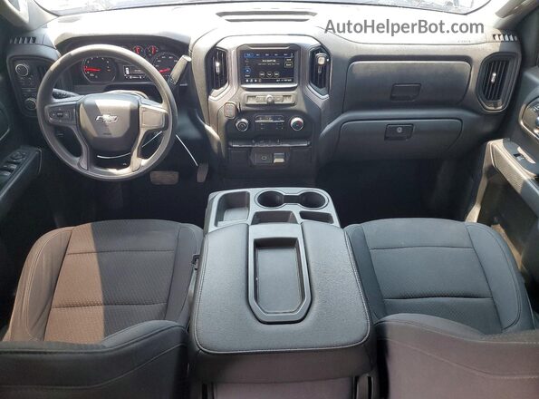 1GCPYCEF5KZ251455 2019 CHEVROLET SILVERADO Gray წინა პანელის ხედი