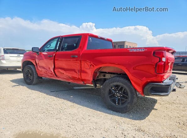 1GCPYCEF7MZ401911 2021 CHEVROLET SILVERADO Красный Задняя левая четверть