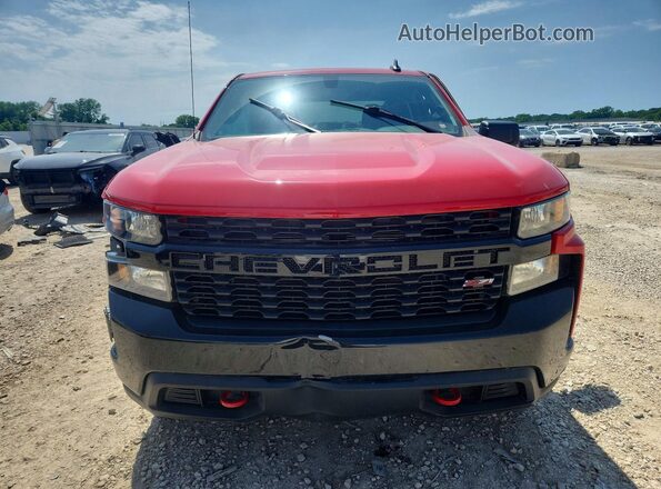 1GCPYCEF7MZ401911 2021 CHEVROLET SILVERADO Красный Вид спереди