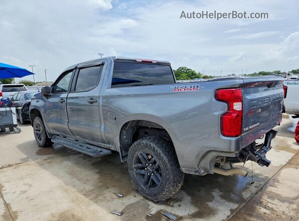 1GCPYCEF8LZ108789 2020 CHEVROLET SILVERADO Gray Trasero izquierdo