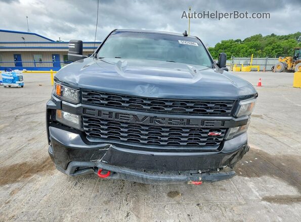 1GCPYCEF9KZ346312 2019 CHEVROLET SILVERADO Blue Front view