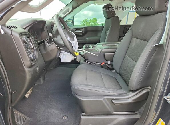 1GCPYCEF9KZ346312 2019 CHEVROLET SILVERADO Blue Front interior view