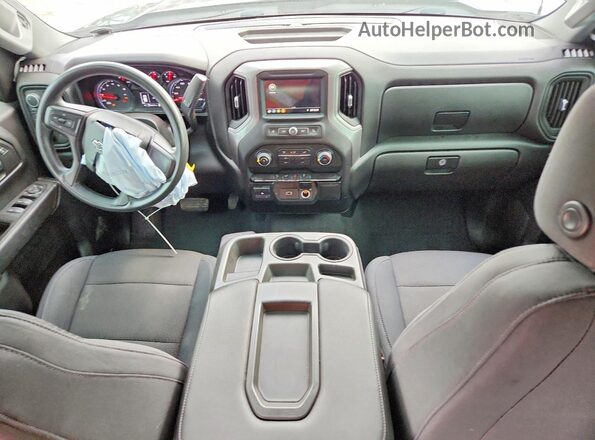 1GCPYCEF9KZ346312 2019 CHEVROLET SILVERADO Blue Dashboard view
