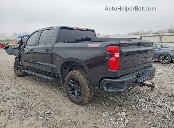 1GCPYCEFXKZ425410 2019 CHEVROLET SILVERADO Black Հետևի ձախ
