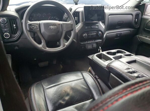 1GCPYCEFXKZ425410 2019 CHEVROLET SILVERADO Black Առջևի վահանակի տեսք