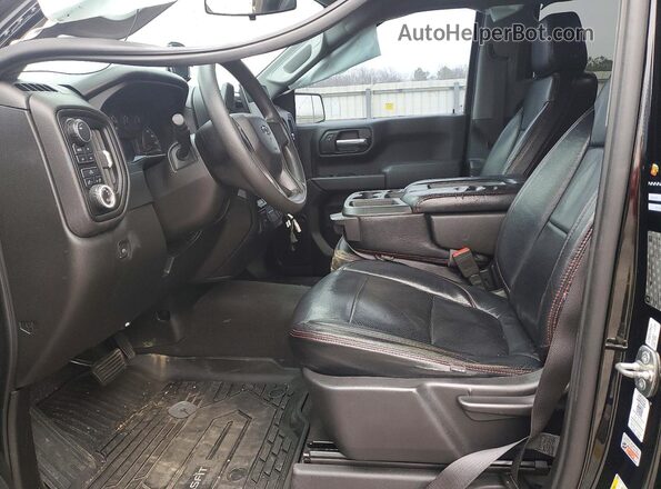 1GCPYCEFXKZ425410 2019 CHEVROLET SILVERADO Black Սալոնի դիմացի տեսք