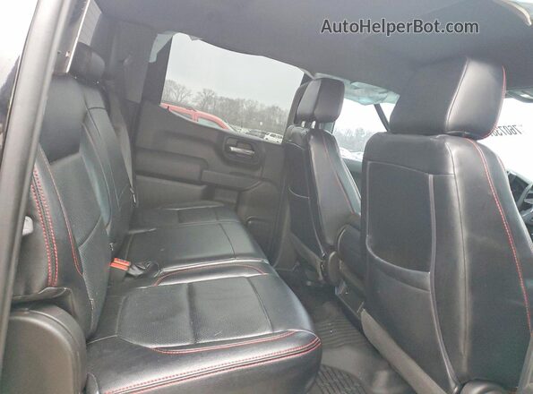 1GCPYCEFXKZ425410 2019 CHEVROLET SILVERADO Black Հետևի նստատեղերի տեսք
