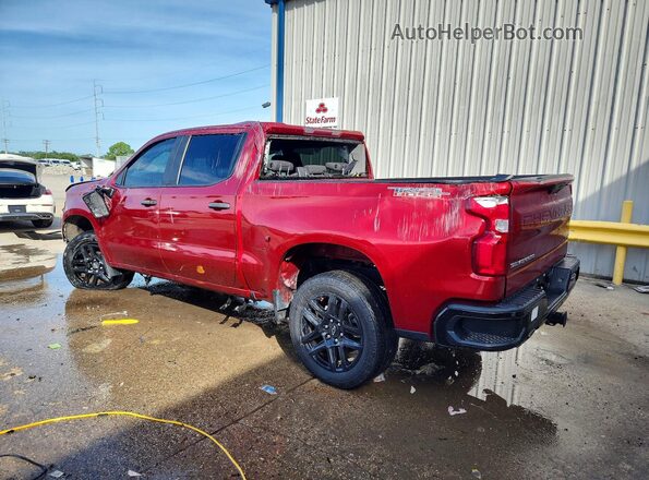 1GCPYCEFXMZ410568 2021 CHEVROLET SILVERADO Красный Задняя левая четверть