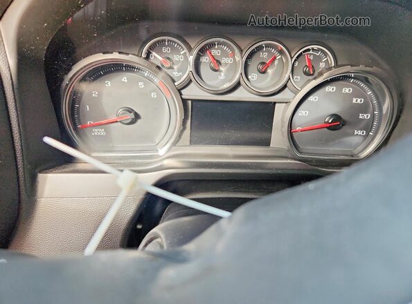 1GCPYCEFXMZ410568 2021 CHEVROLET SILVERADO Красный Вид щитка приборов