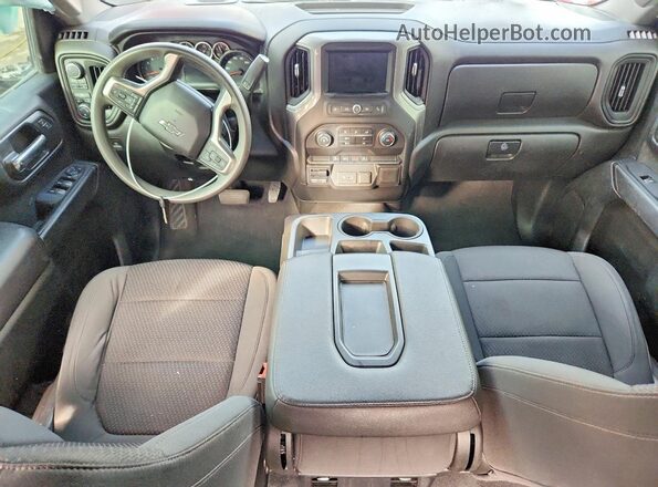 1GCPYCEFXMZ410568 2021 CHEVROLET SILVERADO Красный Вид панели приборов