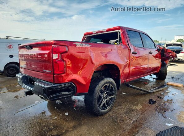1GCPYCEFXMZ410568 2021 CHEVROLET SILVERADO Красный Задняя правая четверть