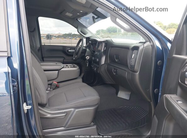1GCPYCEH0MZ400634 2021 CHEVROLET SILVERADO Blue Vista interior delantera