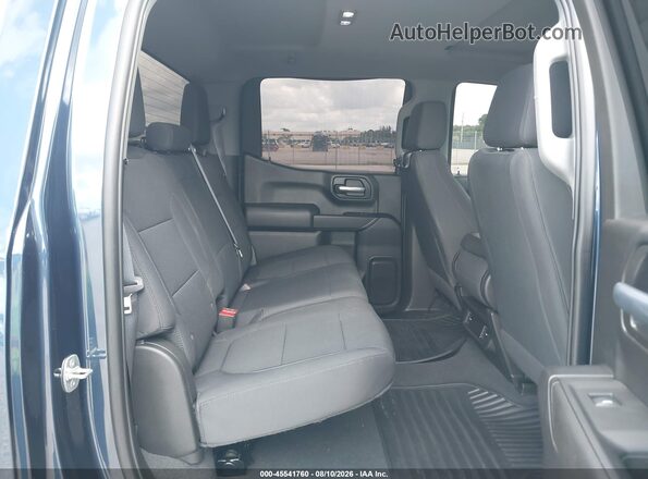 1GCPYCEH0MZ400634 2021 CHEVROLET SILVERADO Blue Vista de la etiqueta del VIN