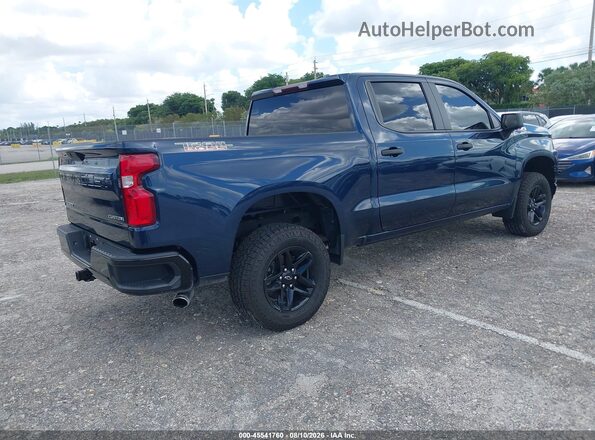1GCPYCEH0MZ400634 2021 CHEVROLET SILVERADO Blue Trasero derecho