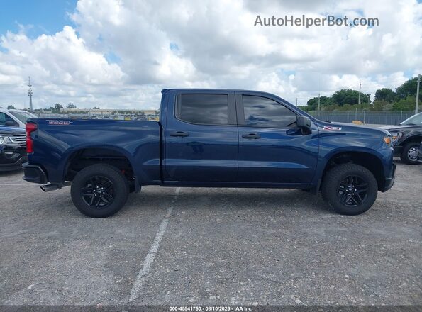 1GCPYCEH0MZ400634 2021 CHEVROLET SILVERADO Blue Vista interior trasera
