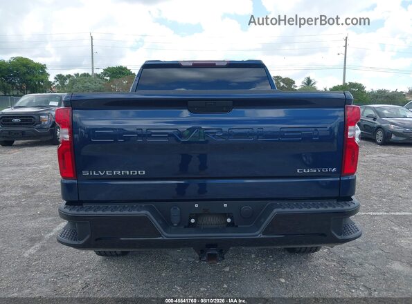 1GCPYCEH0MZ400634 2021 CHEVROLET SILVERADO Blue 