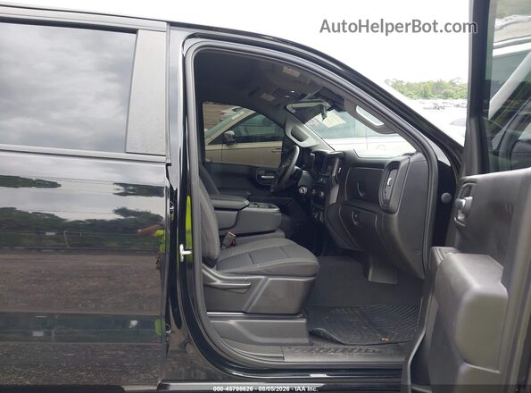 1GCPYCEK5NZ110581 2022 CHEVROLET SILVERADO Black Widok wnętrza z przodu