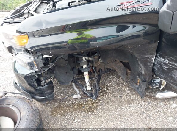 1GCPYCEK5NZ110581 2022 CHEVROLET SILVERADO Black Widok z przodu