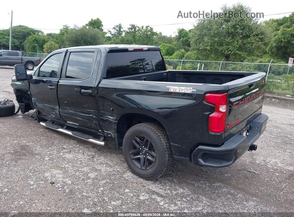 1GCPYCEK5NZ110581 2022 CHEVROLET SILVERADO Black Tył lewy
