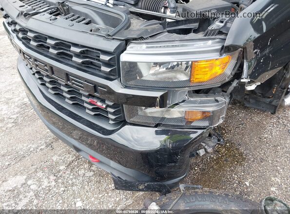 1GCPYCEK5NZ110581 2022 CHEVROLET SILVERADO Black Widok zestawu wskaźników