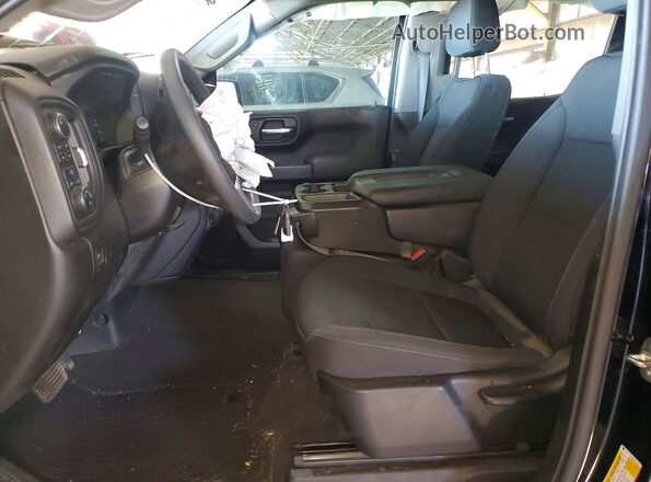 1GCPYCEK8NZ131487 2022 CHEVROLET SILVERADO Black წინა სალონის ხედი