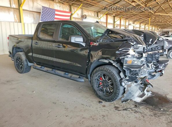 1GCPYCEK8NZ131487 2022 CHEVROLET SILVERADO Black წინა მარჯვენა