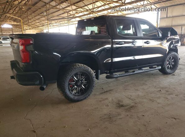 1GCPYCEK8NZ131487 2022 CHEVROLET SILVERADO Black უკანა მარჯვენა