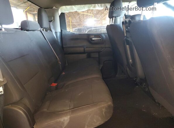 1GCPYCEK8NZ131487 2022 CHEVROLET SILVERADO Black უკანა სავარძლების ხედი