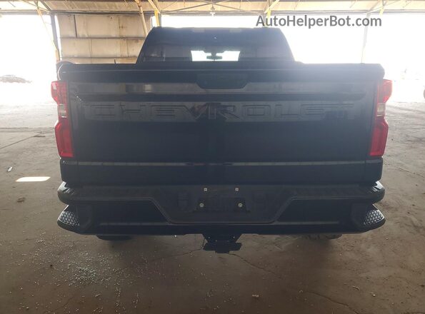 1GCPYCEK8NZ131487 2022 CHEVROLET SILVERADO Black უკანა ხედი