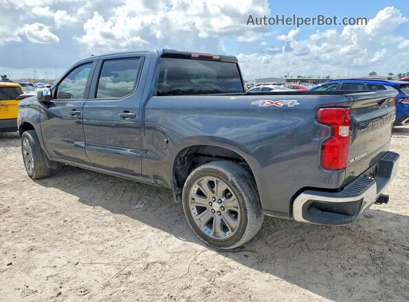 1GCPYDEK0MZ409125 2021 CHEVROLET SILVERADO Gray უკანა მარცხენა