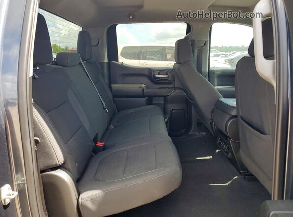 1GCPYDEK0MZ409125 2021 CHEVROLET SILVERADO Gray უკანა სალონის ხედი
