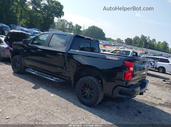 1GCPYFED0LZ186645 2020 CHEVROLET SILVERADO Black Задня ліва чверть