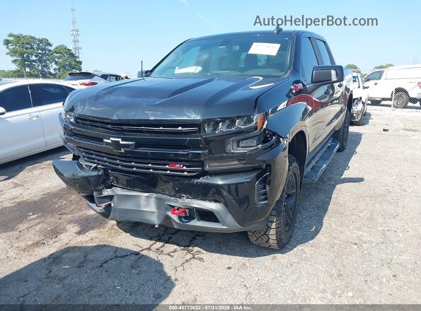 1GCPYFED0LZ186645 2020 CHEVROLET SILVERADO Black Вид спереду
