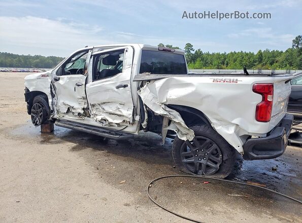 1GCPYFED0MZ453591 2021 CHEVROLET SILVERADO White Tył lewy