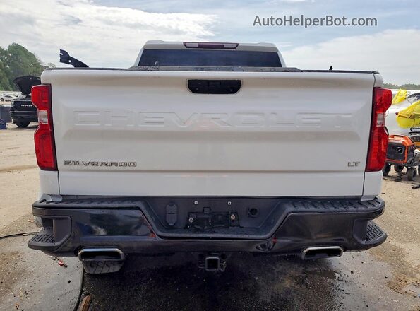 1GCPYFED0MZ453591 2021 CHEVROLET SILVERADO White Widok z tyłu