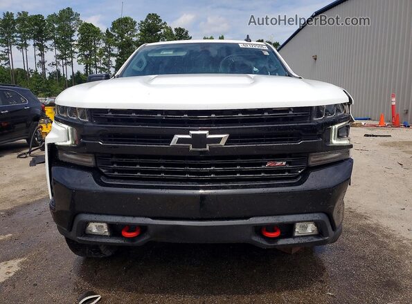 1GCPYFED0MZ453591 2021 CHEVROLET SILVERADO White Widok z przodu