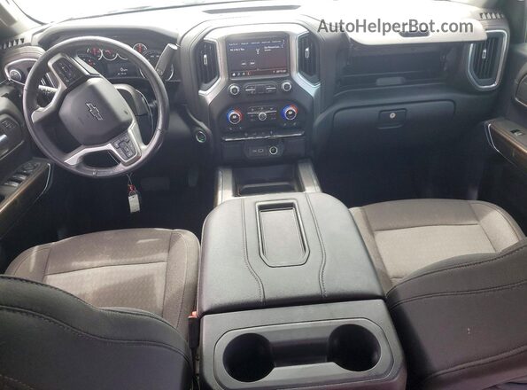 1GCPYFED0MZ453591 2021 CHEVROLET SILVERADO White Widok deski rozdzielczej