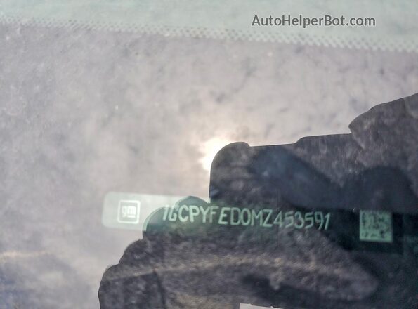 1GCPYFED0MZ453591 2021 CHEVROLET SILVERADO White Widok komory silnika