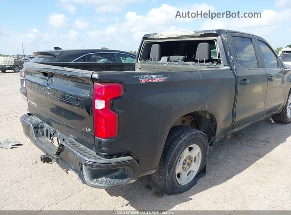 1GCPYFED1MZ445161 2021 CHEVROLET SILVERADO Black Задня права чверть