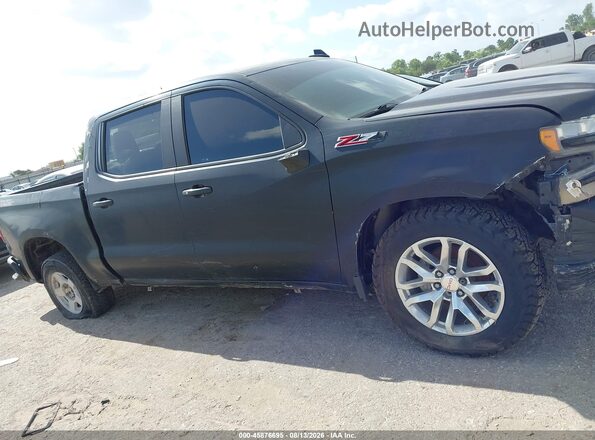 1GCPYFED1MZ445161 2021 CHEVROLET SILVERADO Black Вид щитка приладів