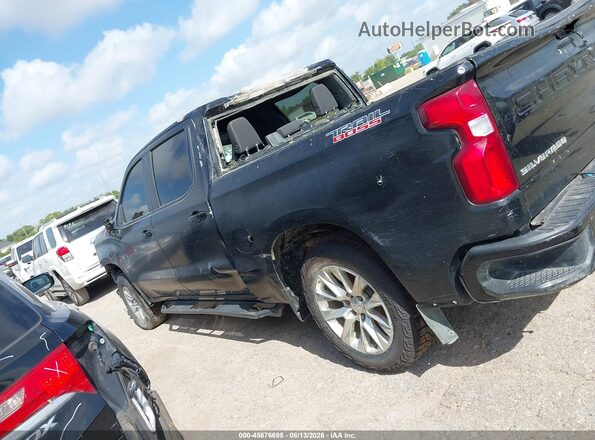 1GCPYFED1MZ445161 2021 CHEVROLET SILVERADO Black Вид задньої частини салону