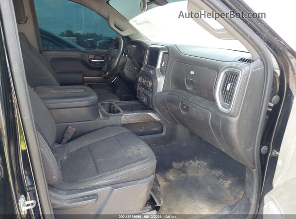 1GCPYFED1MZ445161 2021 CHEVROLET SILVERADO Black Вид салону спереду