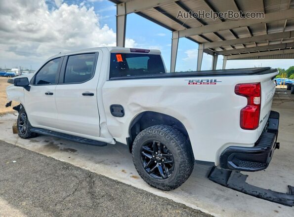 1GCPYFED1NZ194594 2022 CHEVROLET SILVERADO Белый Задняя левая четверть