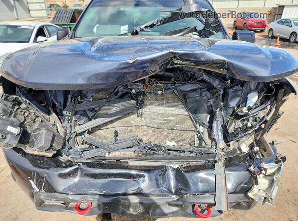 1GCPYFED1NZ212043 2022 CHEVROLET SILVERADO Black Вид задньої частини салону
