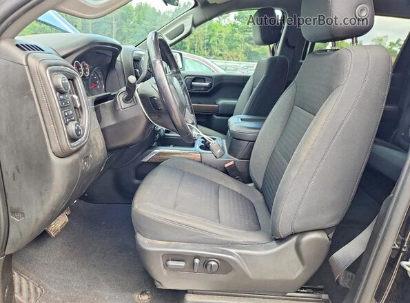 1GCPYFED2MZ428143 2021 CHEVROLET SILVERADO Black Սալոնի դիմացի տեսք
