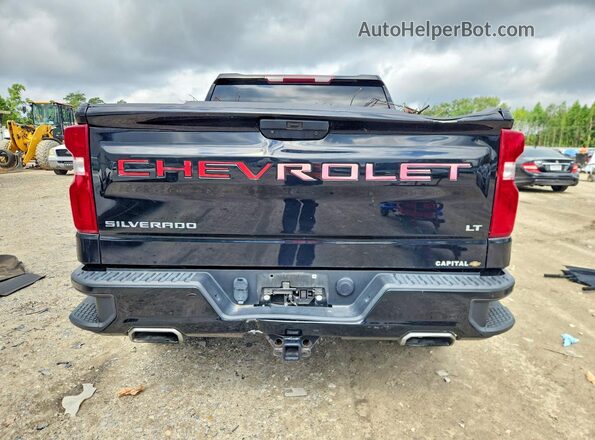 1GCPYFED2MZ428143 2021 CHEVROLET SILVERADO Black Հետևի տեսք