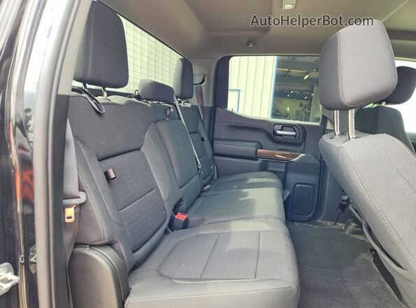 1GCPYFED2MZ428143 2021 CHEVROLET SILVERADO Black Հետևի նստատեղերի տեսք