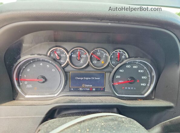 1GCPYFED2MZ428143 2021 CHEVROLET SILVERADO Black Սարքավորումների վահանակի տեսք