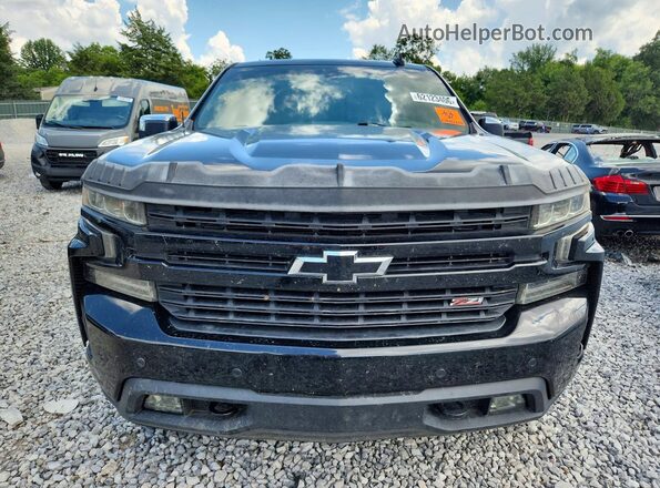 1GCPYFED3KZ400297 2019 CHEVROLET SILVERADO Black Вид спереду